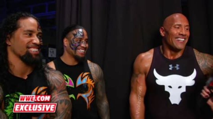 Are the Uso brothers related to The Rock?