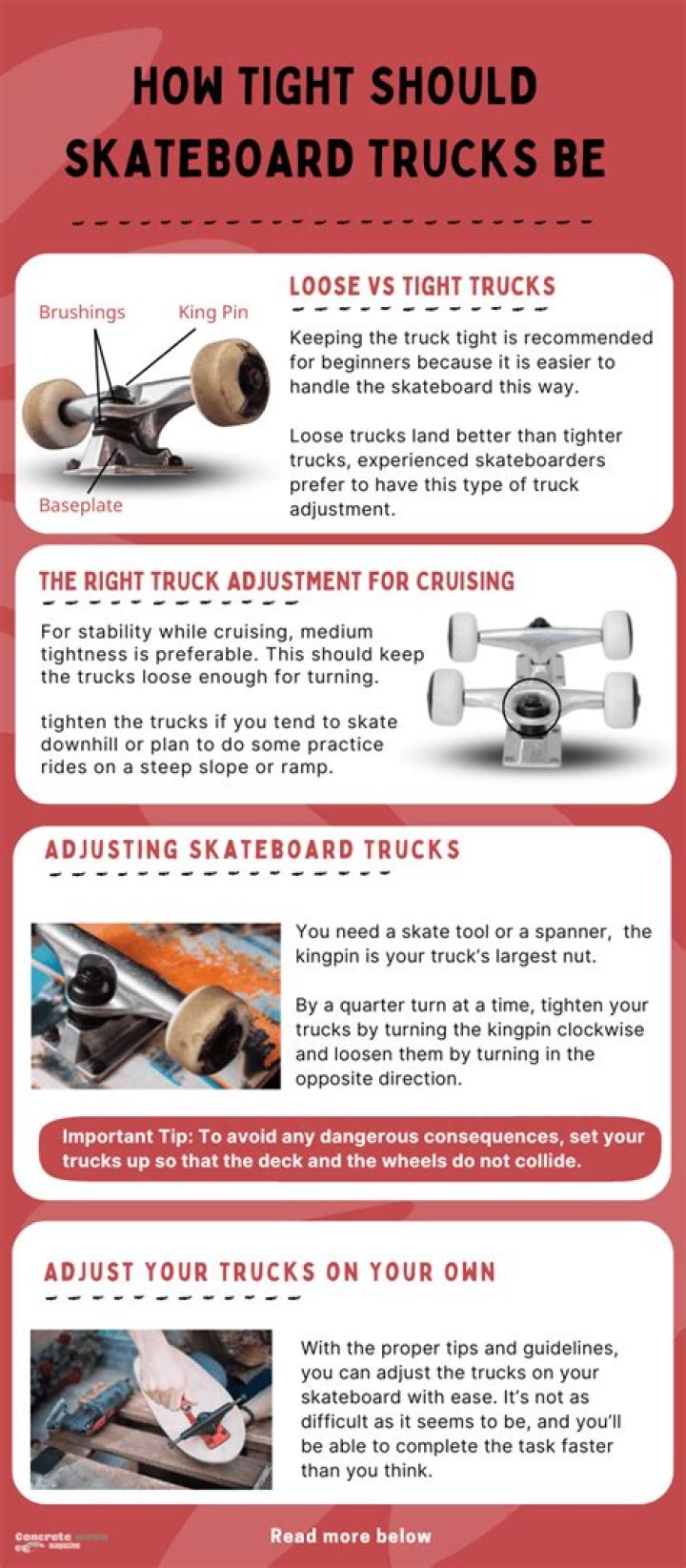 Are tighter trucks better for beginners?