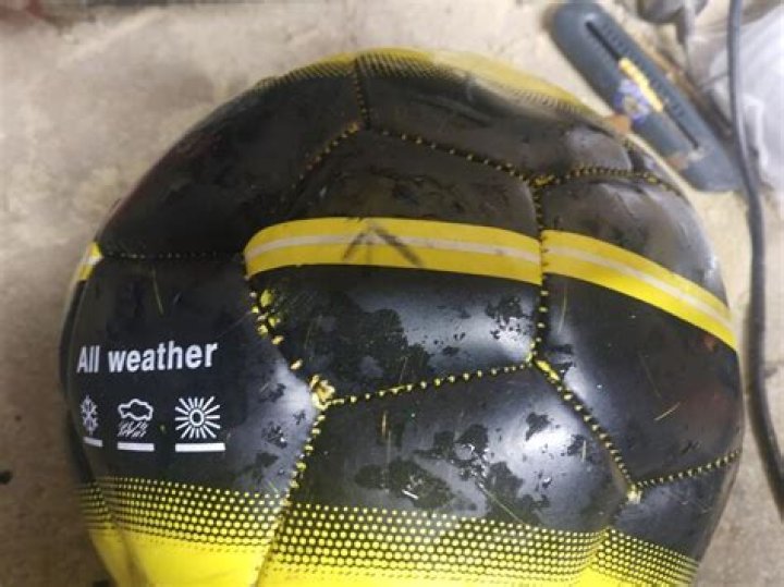 Can a punctured football be repaired?