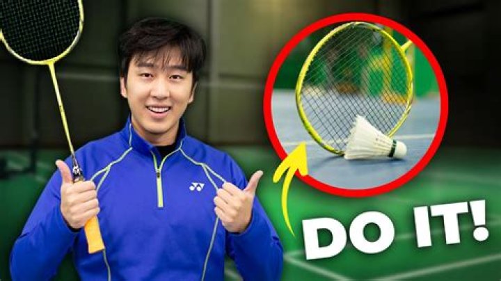 Can you hit the birdie twice in badminton?