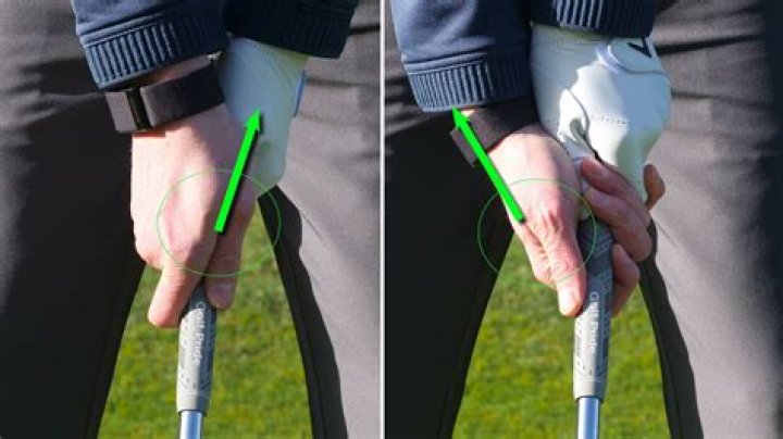 Can you play golf with a strong grip?