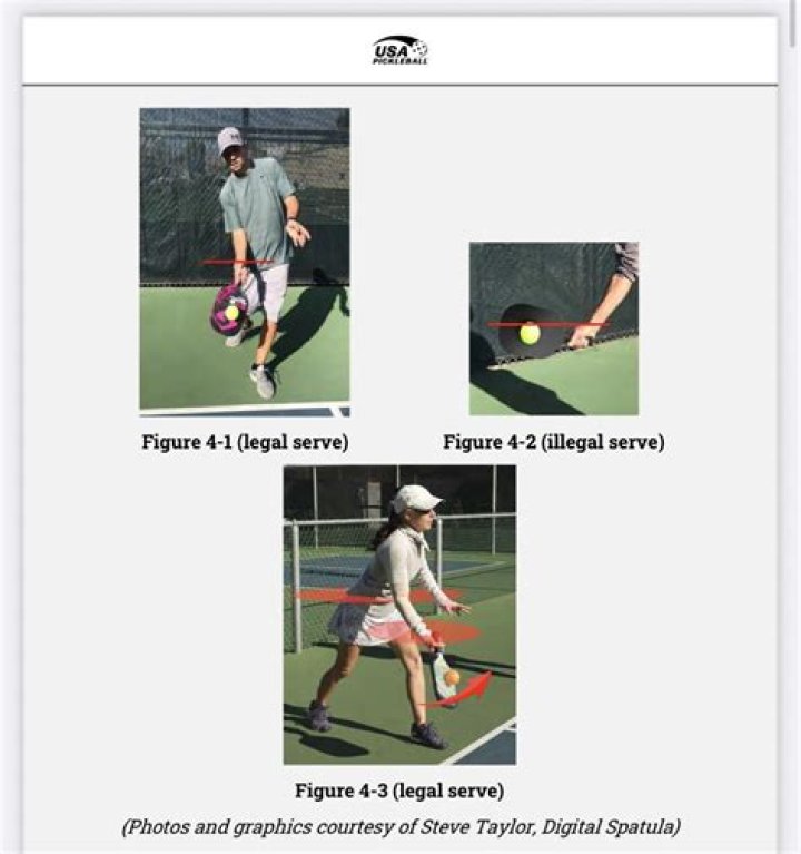 Can you serve sidearm in pickleball?