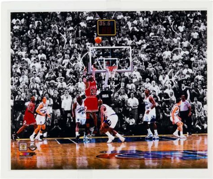 Did Michael Jordan break a backboard?