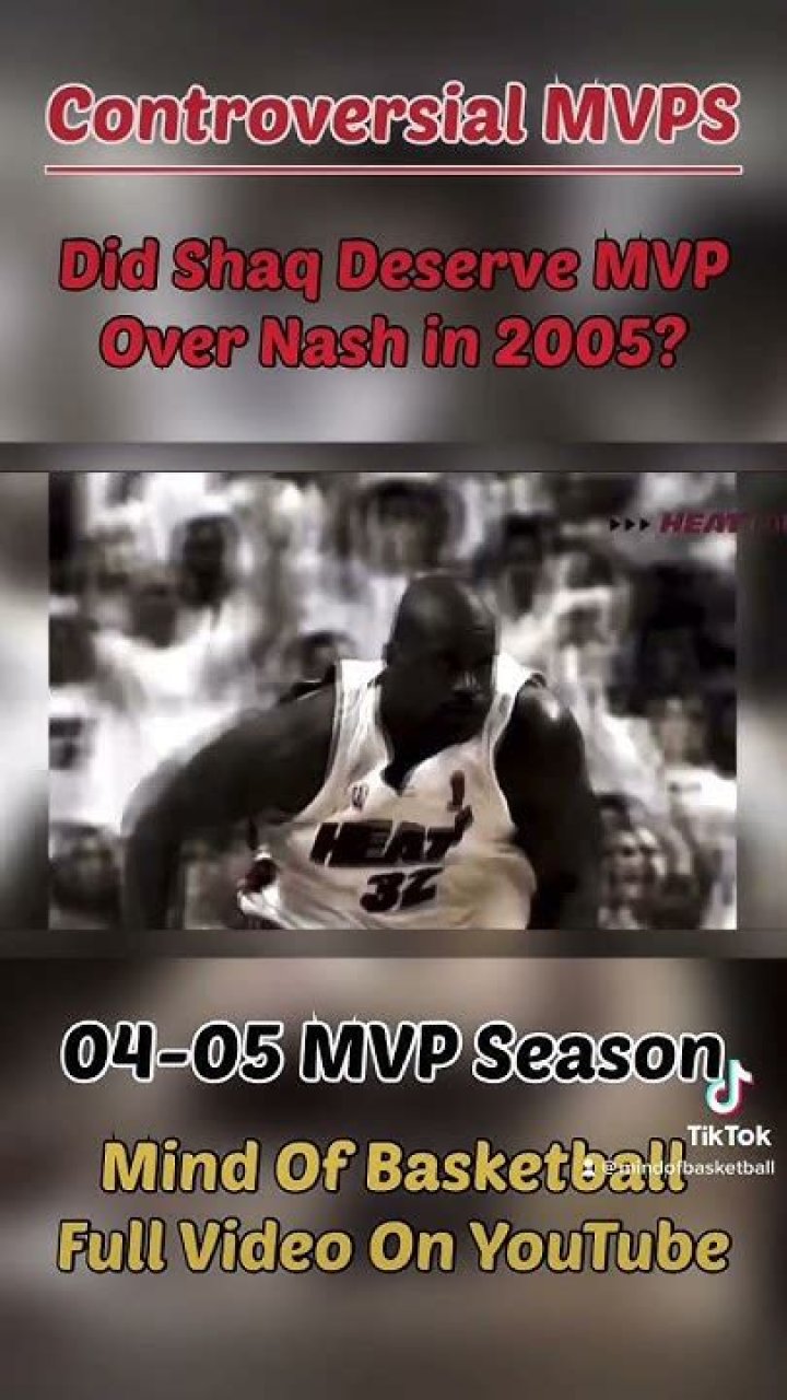 Did Nash deserve 2005 MVP?