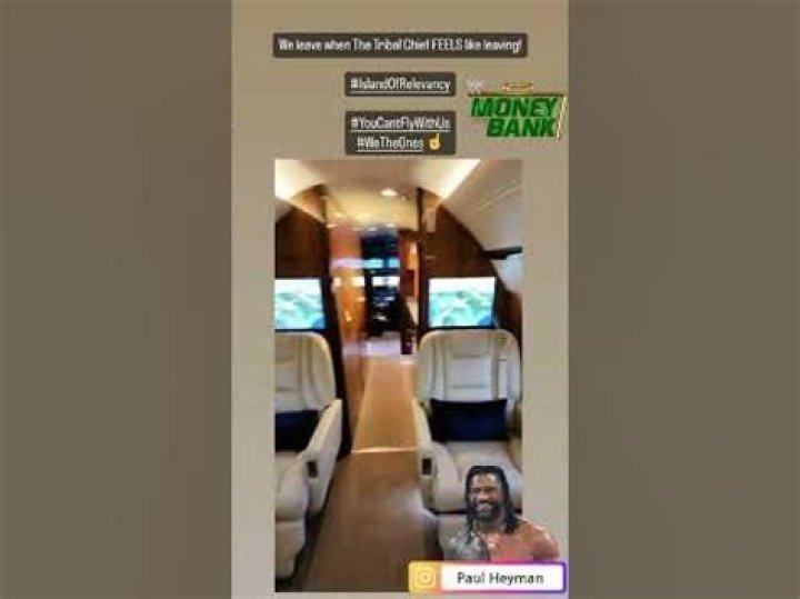 Did Roman Reigns have a private jet?