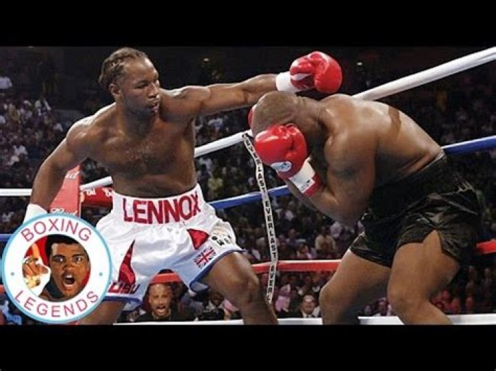 Did Tyson fight Lennox Lewis?
