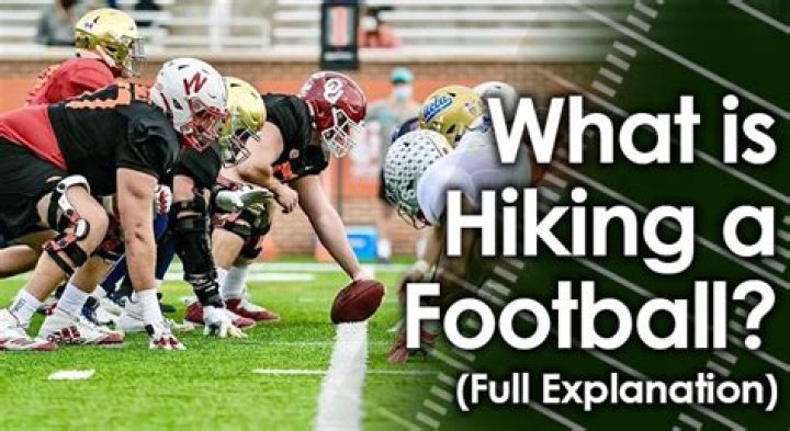 Do you have to say hike in football?