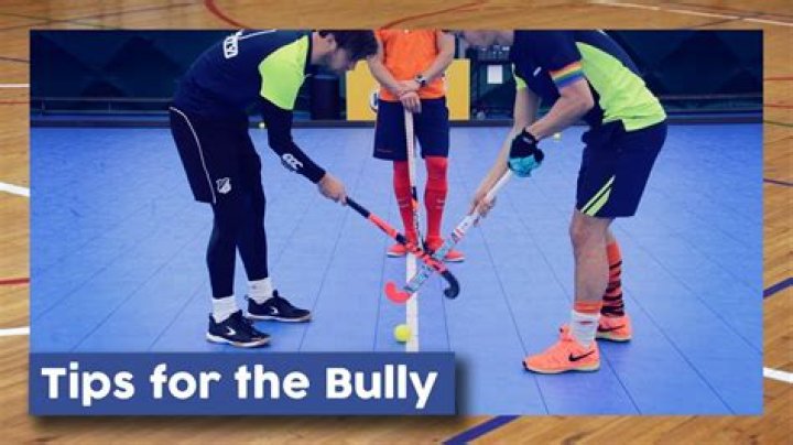 Do you still bully off in hockey?