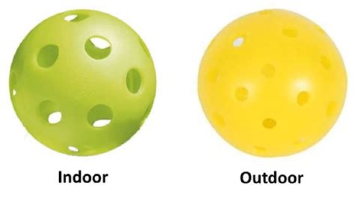 Does pickleball have holes?