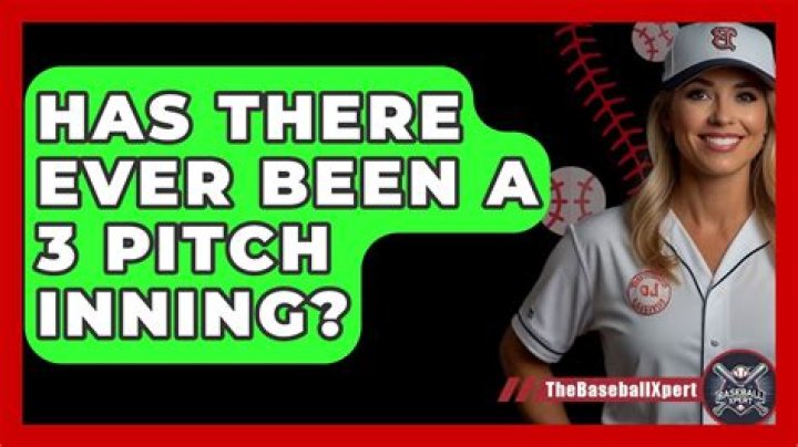 Has there ever been a 3 pitch inning?