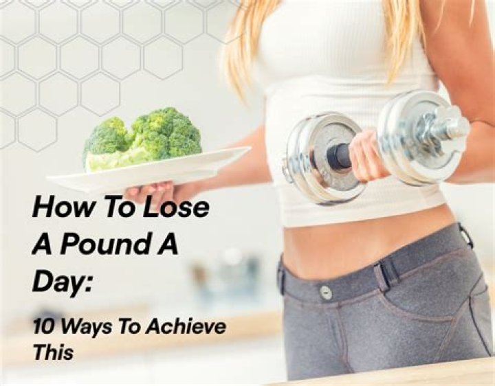 How can I lose 5 pounds in a day?