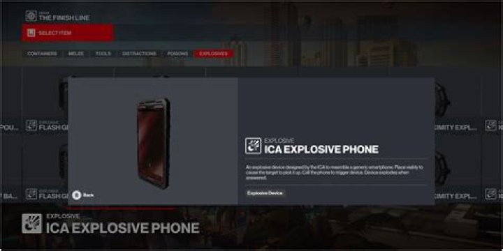 How do I get an ICA explosive phone?
