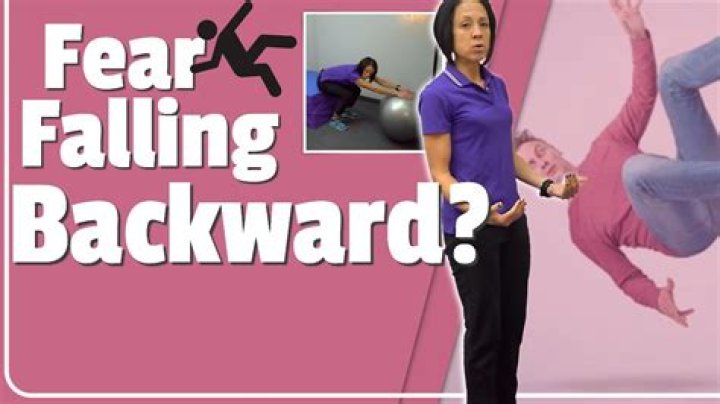 How do I stop falling backwards?