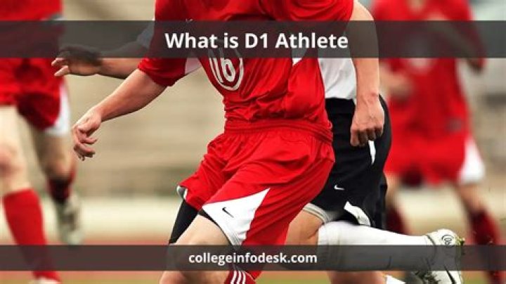 How do you become a D1 athlete?