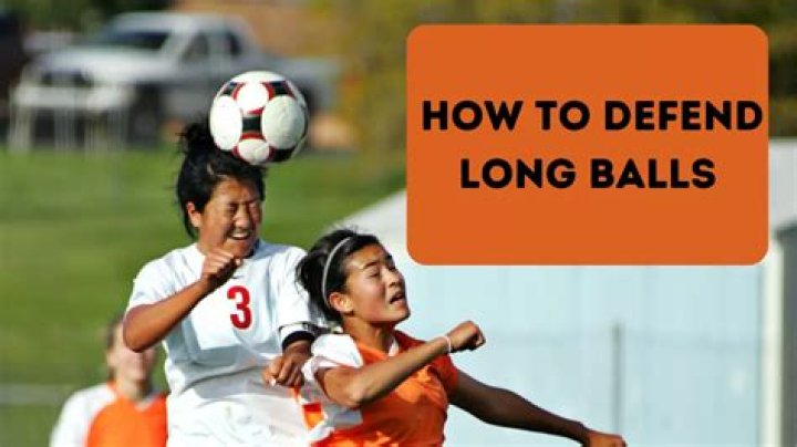 How do you defend against long balls?