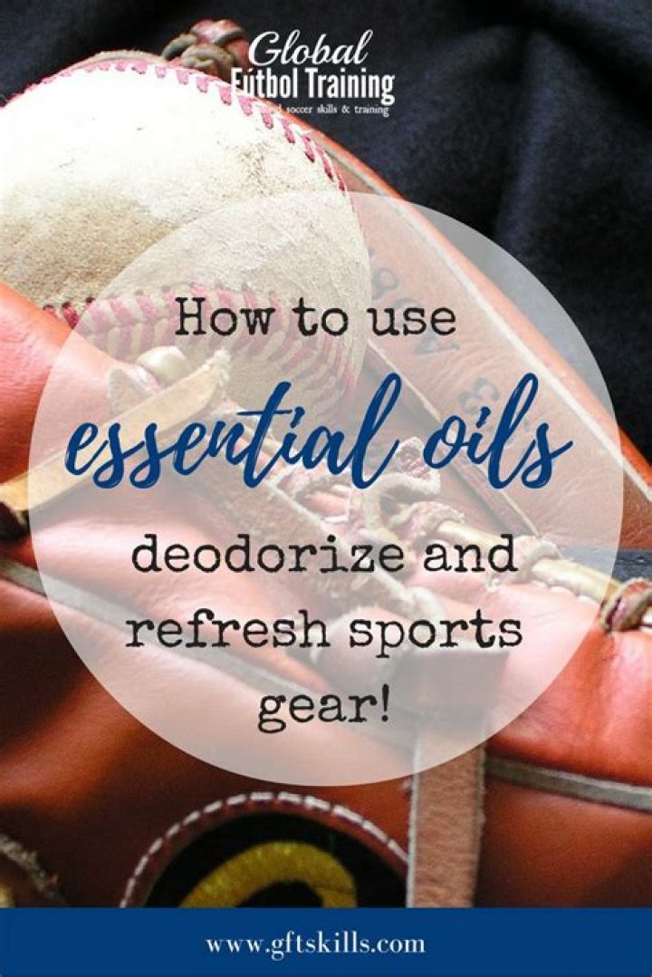 How do you deodorize sports equipment?