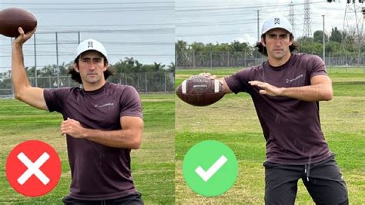 How fast can a quarterback throw a football?