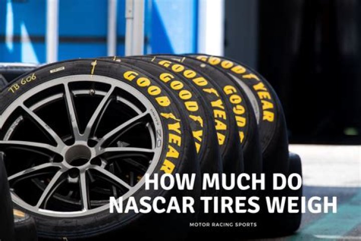 How heavy is a NASCAR tire?
