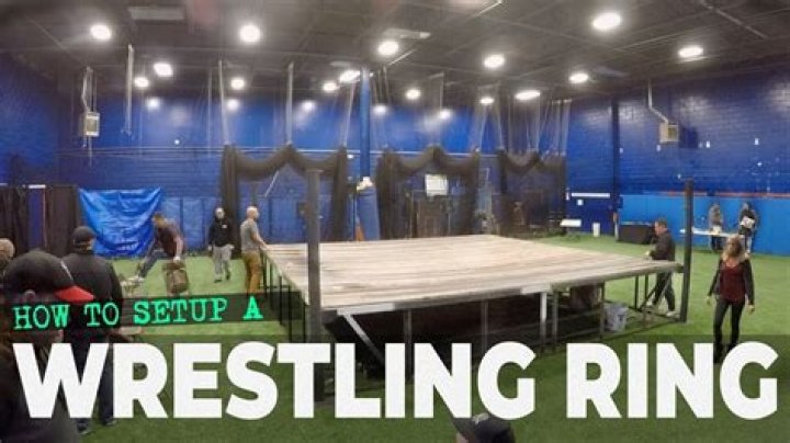 How high is a wrestling ring?
