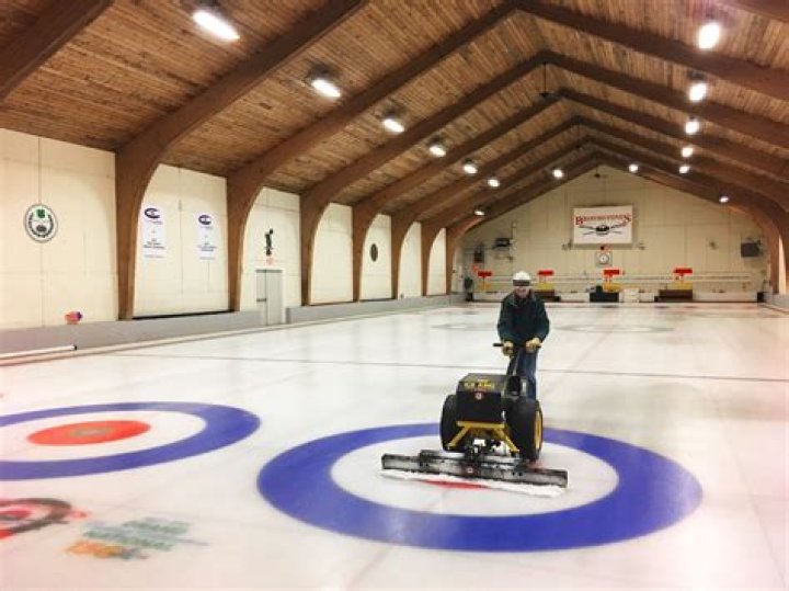 How is curling ice made?
