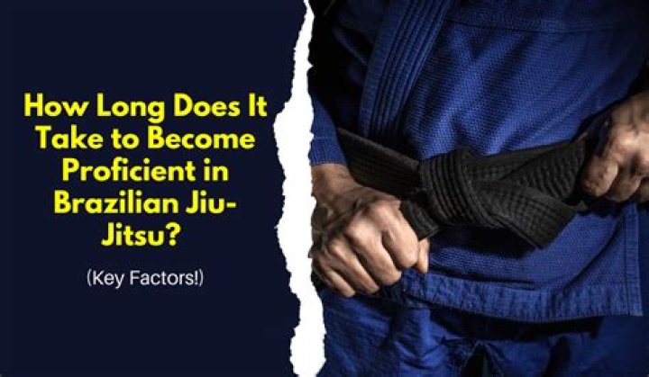 How long does it take to become proficient in Jiu-Jitsu?