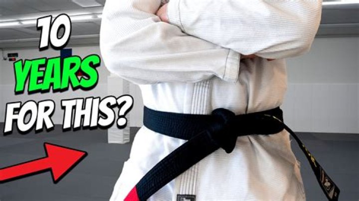 How long does it take to get black belt in MMA?