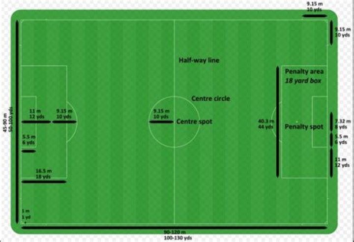 How Long is a professional soccer field?