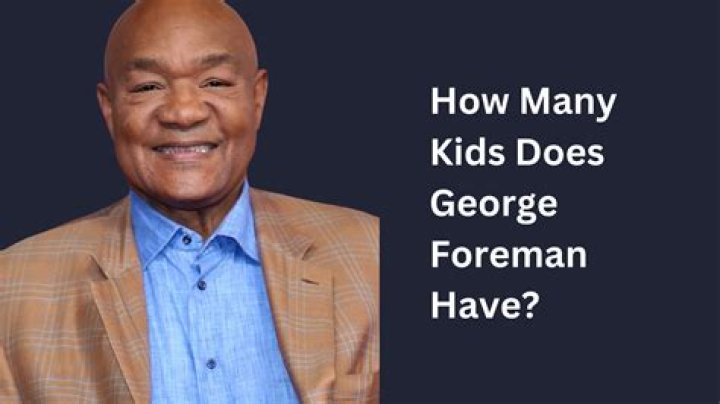 How many baby mothers does George Foreman have?