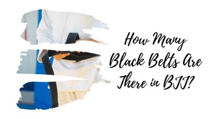 How many black belts are there?