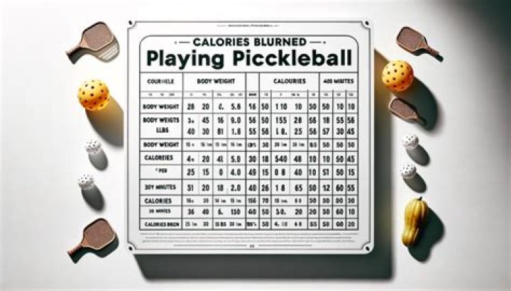 How many calories does playing pickleball burn?