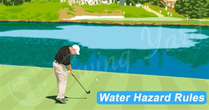 How many penalty strokes are required for a water hazard?