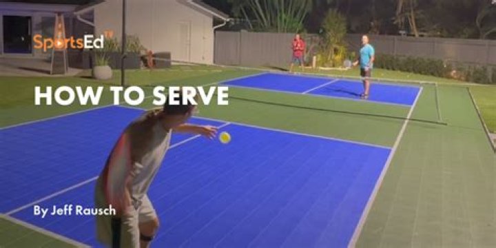 How many serve attempts are allowed in pickleball?
