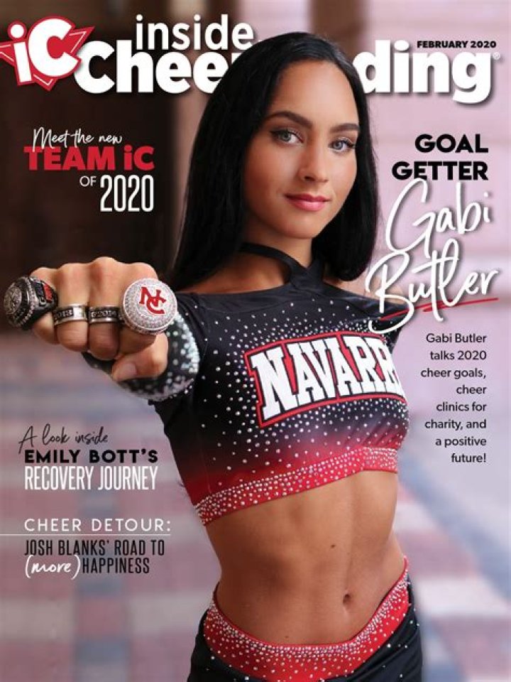 How many years did Gabi Butler cheer at Navarro?