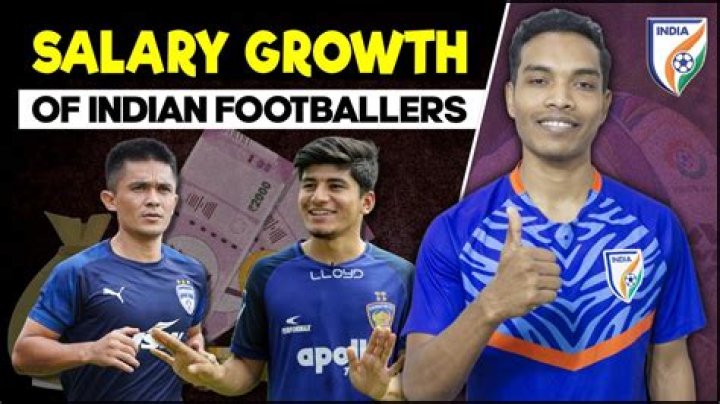 How much are Indian footballers paid?