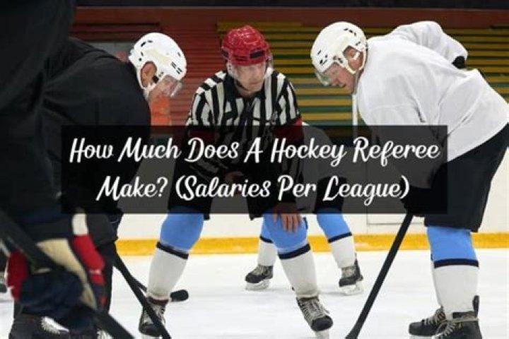 How much do college hockey refs make per game?
