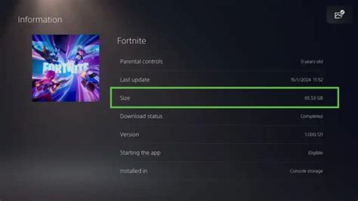 How much GB is fortnite?