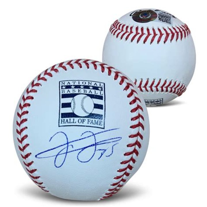 How much is a Frank Thomas autographed baseball?