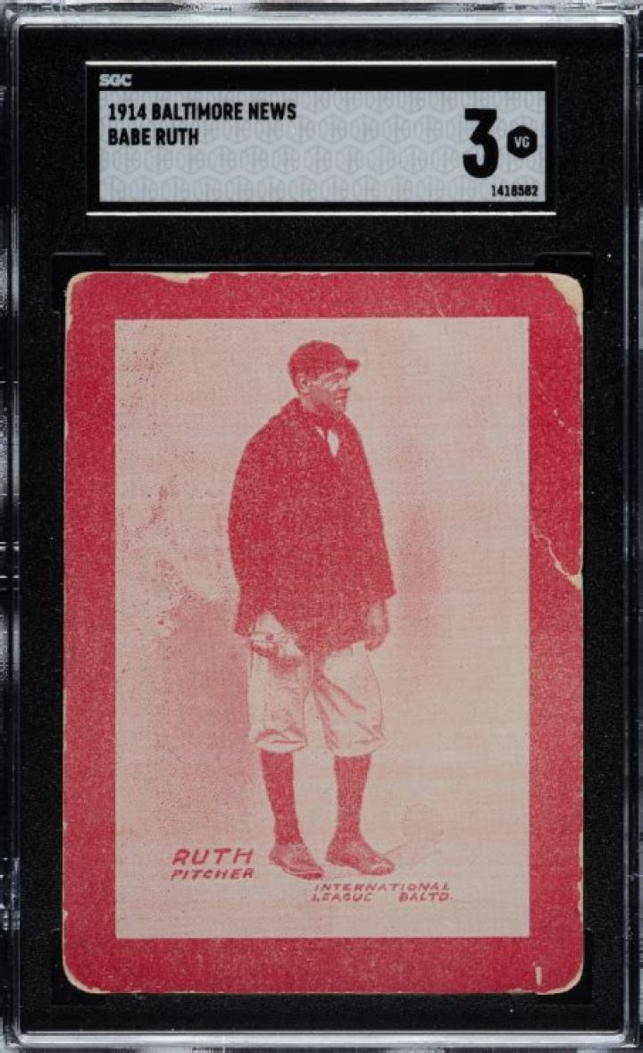How much is Babe Ruth's rookie card worth?