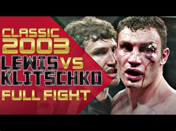 How old was Lennox Lewis when he fought Vitali Klitschko?