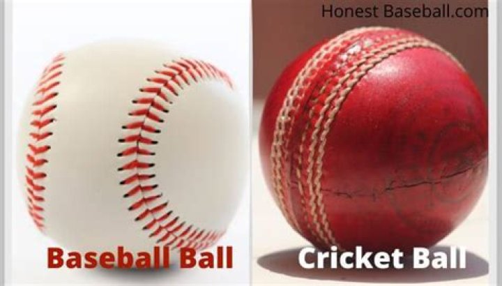 Is a cricket ball harder than a baseball?