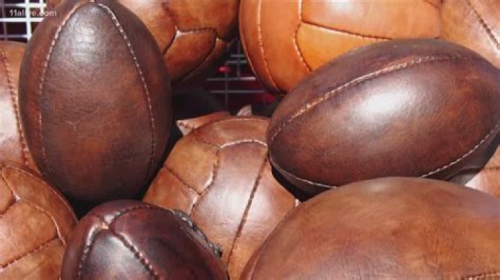 Is a football made out of pigskin?