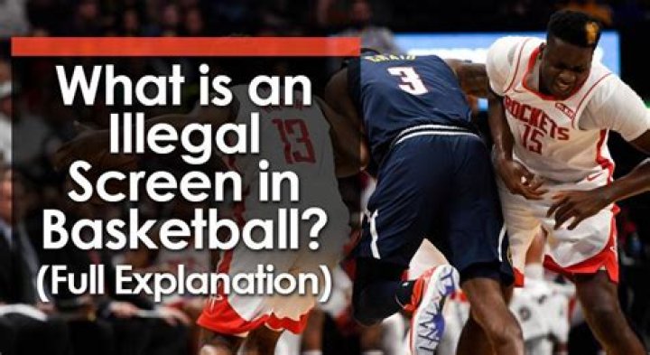 Is an illegal screen a personal foul?
