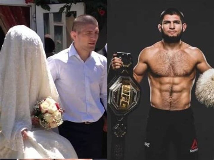 Is Khabib related to his wife?