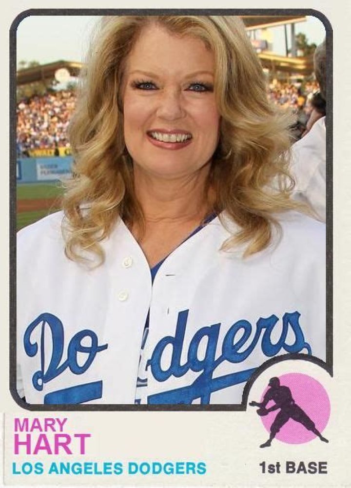 Is Mary Hart a Dodger fan?