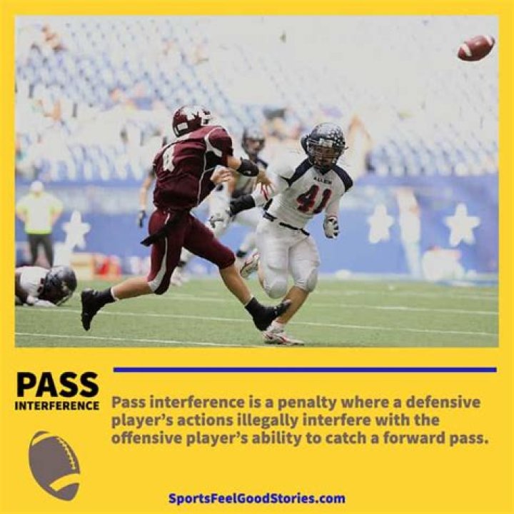 Is there pass interference in college football?
