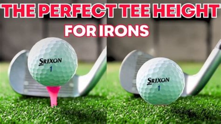 Should I tee up irons?