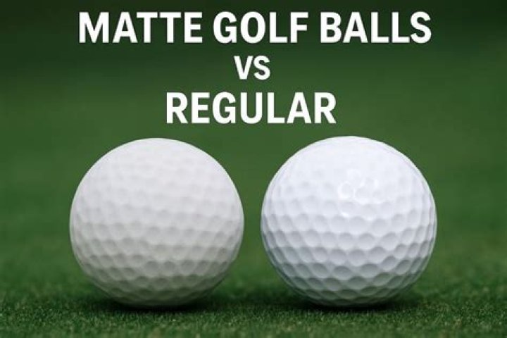 What are matte golf balls?