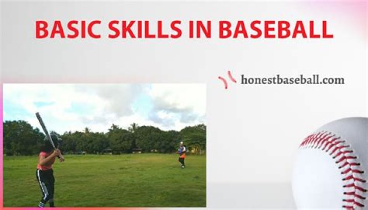 What are the 5 basic skills in baseball?