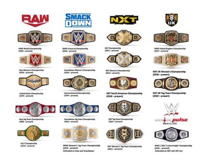 What are WWE belts made of?