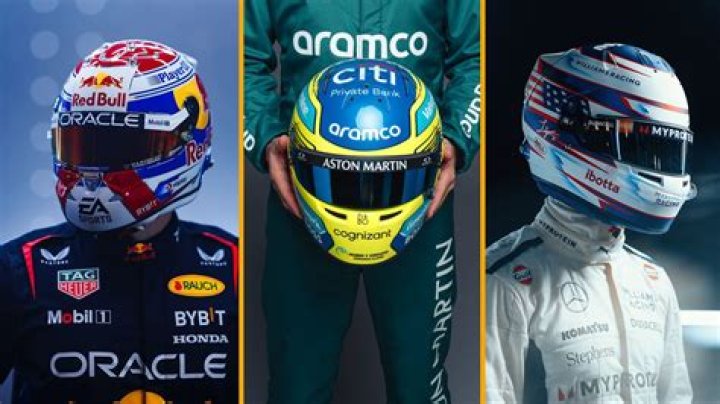What brand of helmet do F1 drivers use?